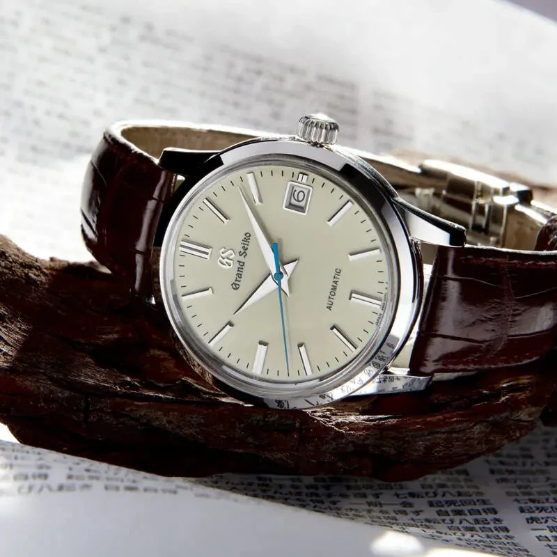 Grand Seiko Mechanical 39.5mm Cream Dial - Image 6