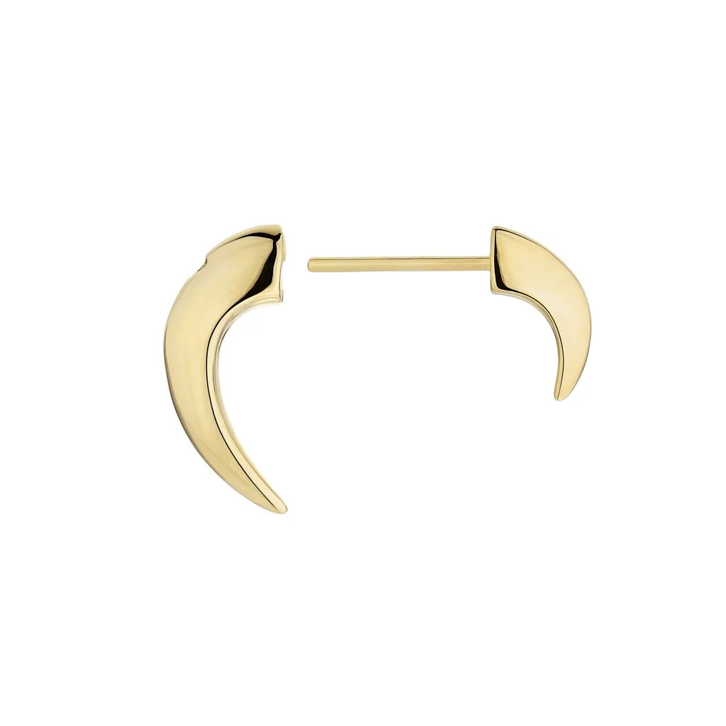 Yellow Gold Vermeil Mini Talon Earrings - Image 3